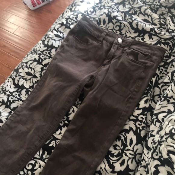 American Eagle Brown Jeggings - Picture 2 of 3